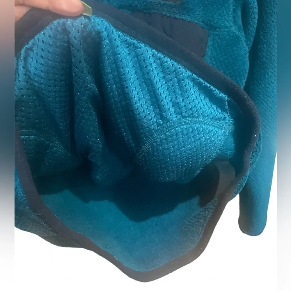 Patagonia re-tool half snap soft fleece pullover in Teal - Picture 7 of 8